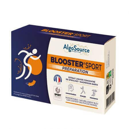 Recupero sportivo Blooster, 5 bottiglie, Algosource