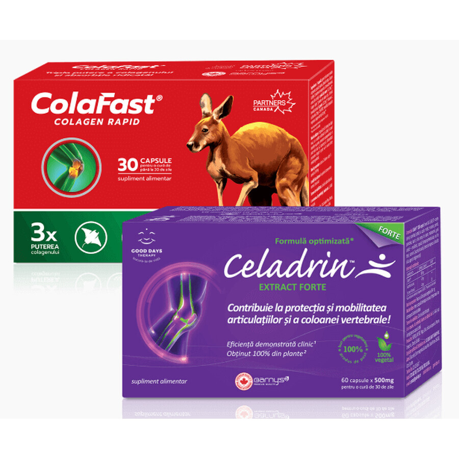Celadrin Extract Forte 60 capsule + ColaFast Collagen Rapid 30 capsule - regalo, Barnys recensioni
