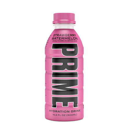 Prime Hydration Drink, bevanda reidratante al gusto di fragola e anguria, 500 ml