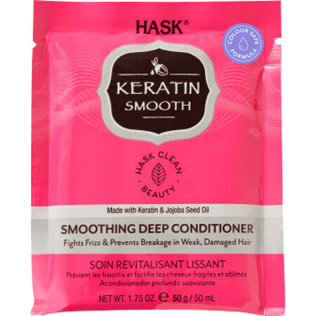 Hask Balsamo rivitalizzante per capelli alle proteine ​​della cheratina, 50 ml