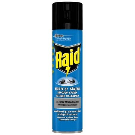 Raid Spray contro mosche e zanzare, 400 ml