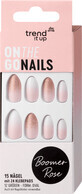 Trend !t up On The Go Nails unghie artificiali Boomer Rose, 15 pz