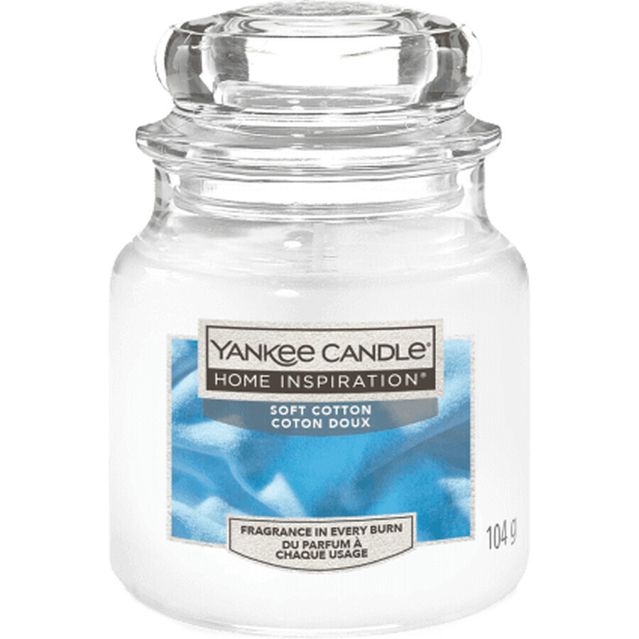 Candela profumata Yankee Candle Soft Cotton, 1 pz