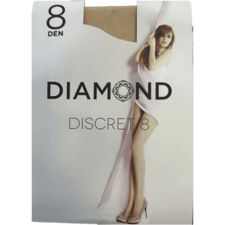 Abito Diamond discreto naturale 8 DEN 4, 1 pz