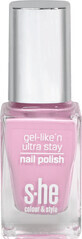 She stylezone color&amp;style Smalto per unghie Gel-like&#39;n ultra stay 322/273, 10 ml