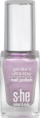She stylezone color&amp;style Smalto per unghie Gel-like&#39;n ultra stay 322/362, 10 ml