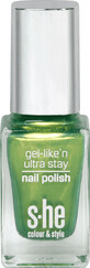 She stylezone color&amp;style Smalto per unghie Gel-like&#39;n ultra stay 322/419, 10 ml