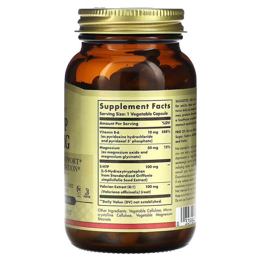 Solgar L-5-Idrossitriptofano 5-HTP, 30 capsule vegetali