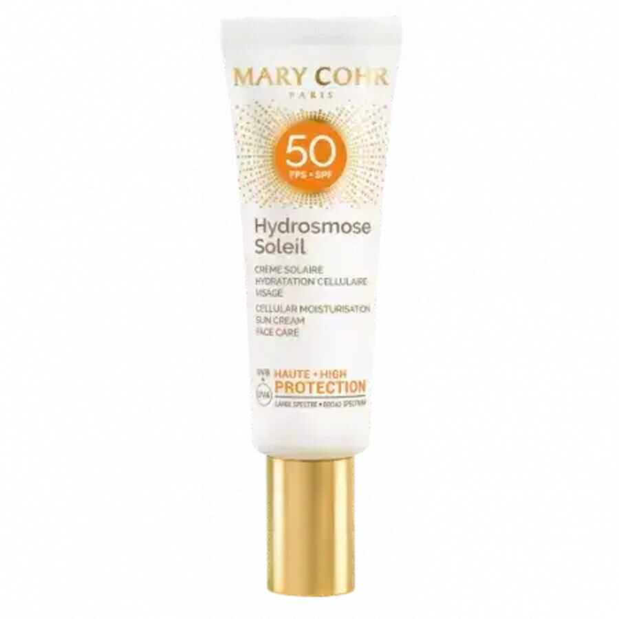 Crema viso Hydrosmose con protezione solare SPF50, 50 ml, Mary Cohr