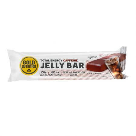 Gelatina energizzante al gusto di cola Jelly Bar, 30 g, Gold Nutrition