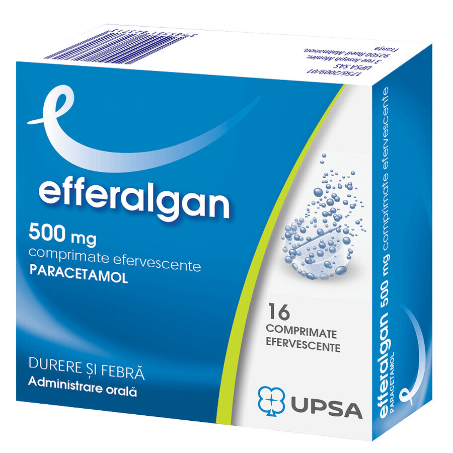 Efferalgan Paracetamolo 500 mg, 16 compresse, Bristol-Myers Squibb recensioni