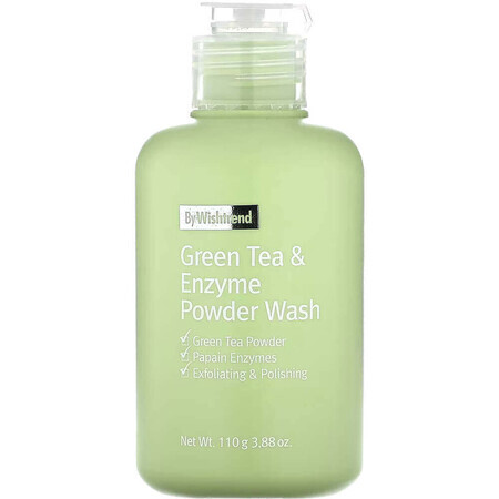 Polvere detergente al tè verde ed enzimi, 110 g, di Wishtrend