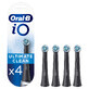 Ricambi spazzolino elettrico iO Ultimate Clean, Nero, 4 pezzi, Oral-B