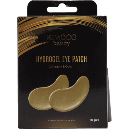 Kimoco Cuscinetti occhi idratanti con collagene e acido ialuronico, 10 pz