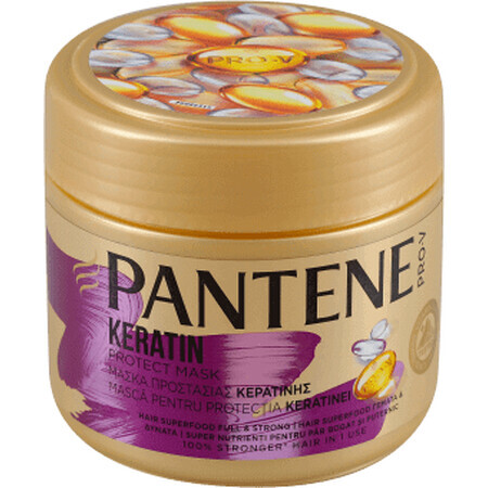 Pantene Pro-V Superfood maschera per capelli con cheratina, 300 ml