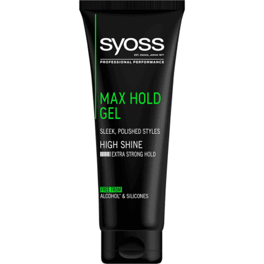 Gel per capelli Syoss Max Hold, 250 ml