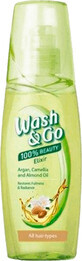 Wash&amp;Go Elixir olio all&#39;argan per tutti i tipi di capelli, 100 ml