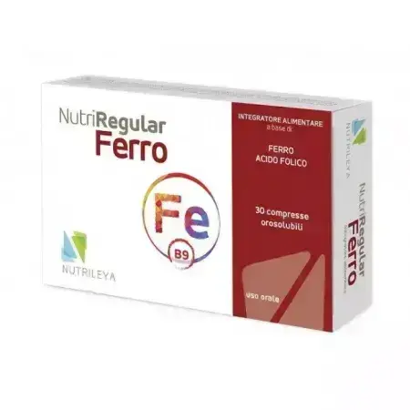 Nutriregular Ferro, 30 compresse orali solubili, Nutrileya