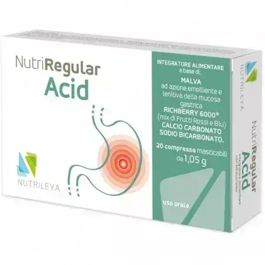 Acido Nutriregular, 20 capsule, Nutrileya