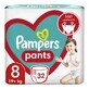Pantaloni fasciatoio Stop&amp;Protect, n. 8, +19 kg, 32 pz, Pampers