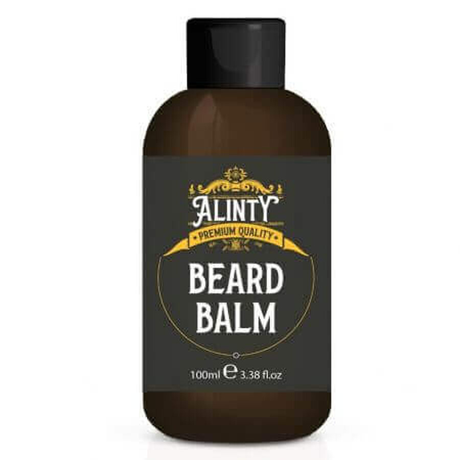 Balsamo per la cura di barba e baffi con aloe vera, 100 ml, Alinty