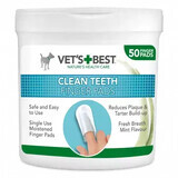 Dischetti per la pulizia dei denti dei cani Finger Pad, 50 pezzi, Vet's Best