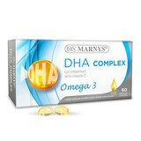 DHA Complex Omega 3 con vitamina E, 60 capsule, Marnys