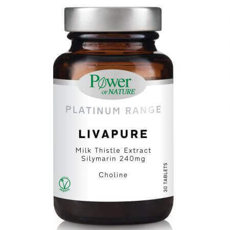 Gamma LivaPure Platinum, 30 compresse, Potenza della natura