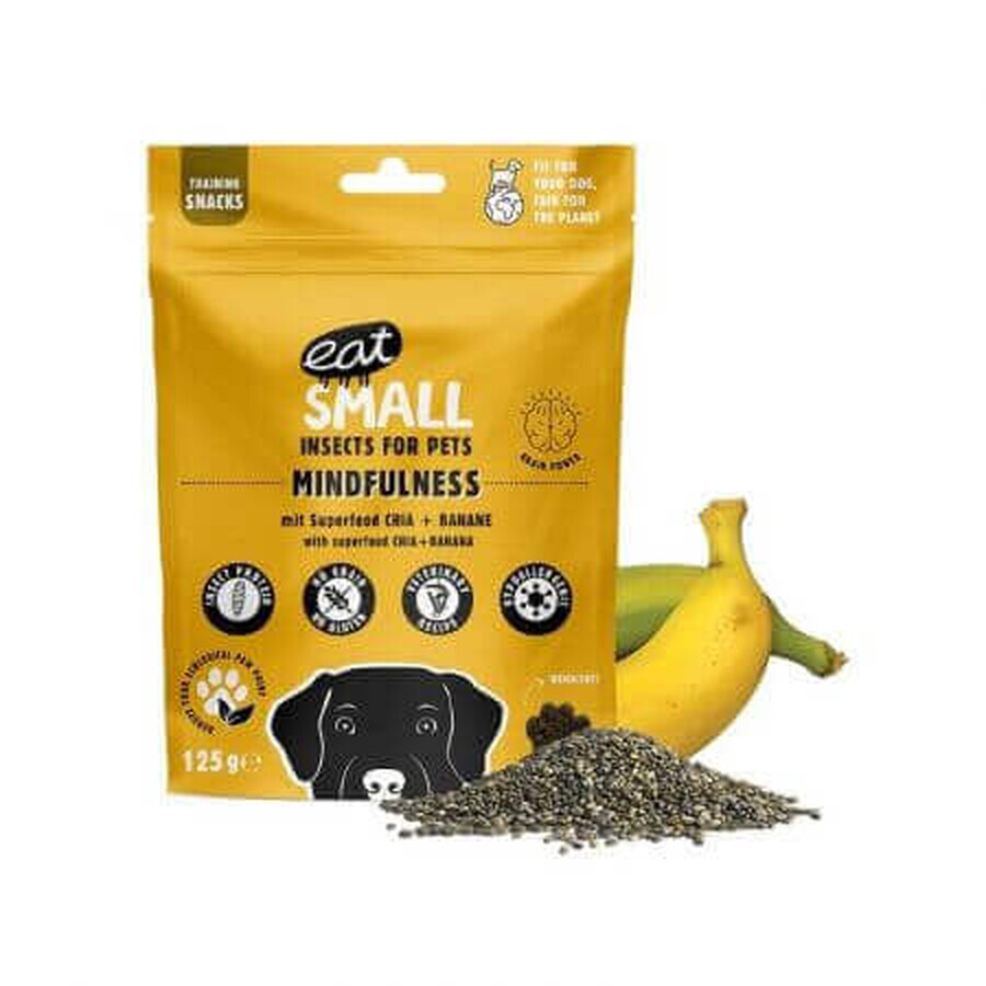 Mindfulness Snack - Insetti, Chia e Banane, 125 g, Mangia Piccolo