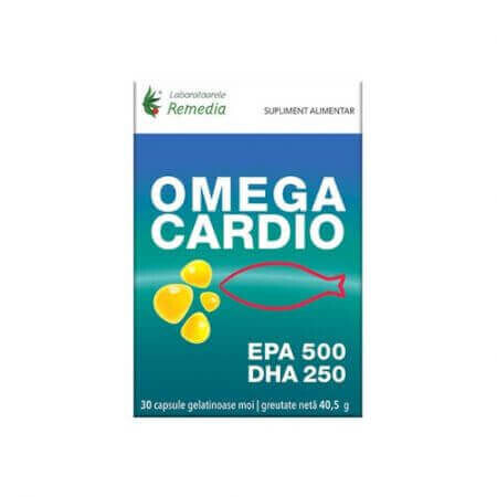 Omega Cardio, 30 capsule molli, Remedia