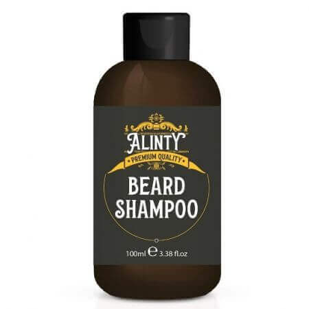Shampoo per la cura di barba e baffi, 100 ml, Alinty