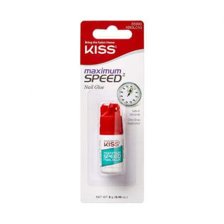 Adesivo per unghie finte Maximum Speed, 3 g, Kiss