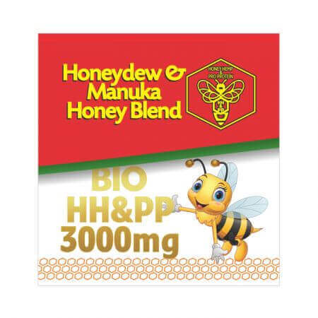 Bio HH&PP 3000 mg Miscela di miele di melata e manuka MGO 500, 50 g, Alcos Bioprod