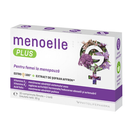 Menoelle Plus, 30 compresse, PhytoLife Nutrition