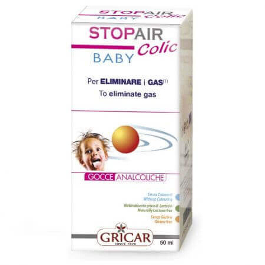 Stopair Colic Sciroppo Baby, 50 ml, Gricar