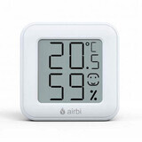 Termometro e igrometro digitale per ambiente, Bianco, Airbi