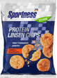 Sportness Chips di lenticchie proteiche senza glutine al gusto di pepe, 40 g