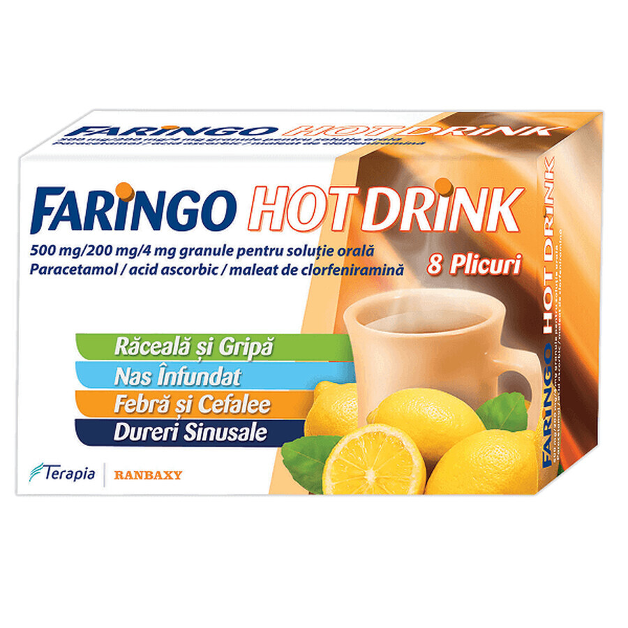 Faringo Hot Drink, 8 bustine, Terapia recensioni