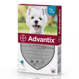 Spot-On Advantix 100 soluzione vermifuga per cani, 1 pipetta, Bayer Vet OTC