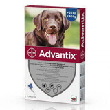 Spot-On Advantix 400 soluzione vermifuga per cani, 1 pipetta, Bayer Vet OTC
