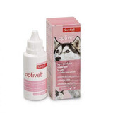 Soluzione oftalmica per cani e gatti Optivet, 50 ml, Candioli