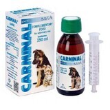 Integratore contro i disturbi dell'apparato digerente nel cane e nel gatto Carminal Pets, 150 ml, Catalysis Vet