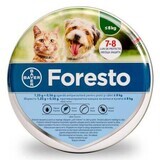 Collare antiparassitario per gatti e cani di piccola taglia Foresto Collare, 1 pezzo, Bayer Vet
