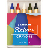 Set di pastelli per truccabimbi Kryolan Pintura Crayons 5 colori 12 g