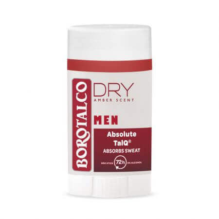 Deodorante stick ambrato per uomo, 40 ml, Borotalco