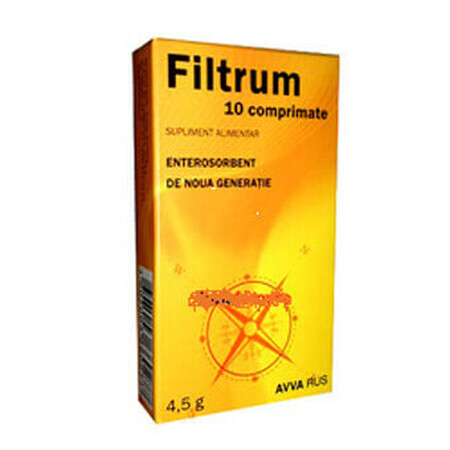 Filtrum, 10 compresse, Avva Rus