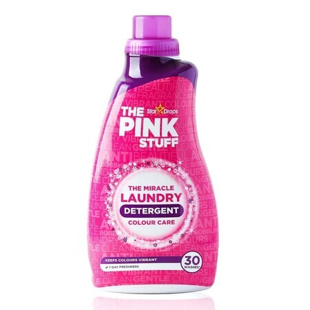 Detersivo liquido per capi colorati The Miracle, 30 lavaggi, 960 ml, The Pink Stuff