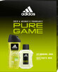 Adidas Set Pure Game eau de toilette + gel doccia, 1 pz