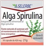 Selerbe Spirulina Estratto Secco Titolato Integratore Alimentare 50 Capsule