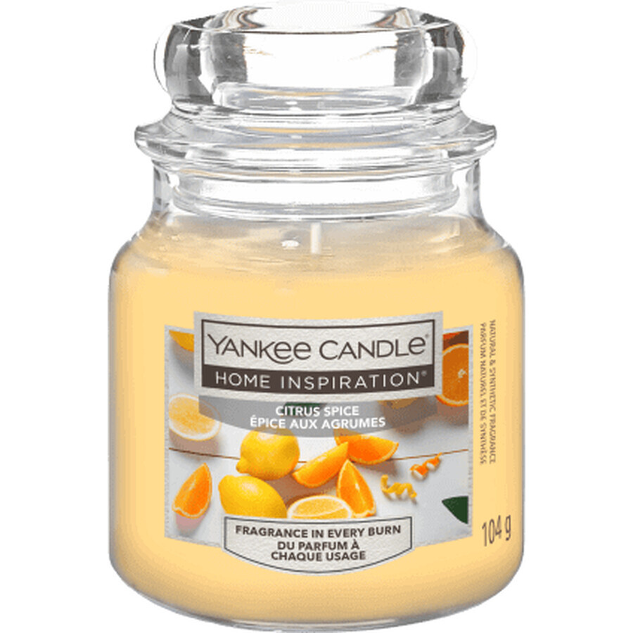 Yankee Candle Candela profumata agli agrumi e alle spezie, 104 g